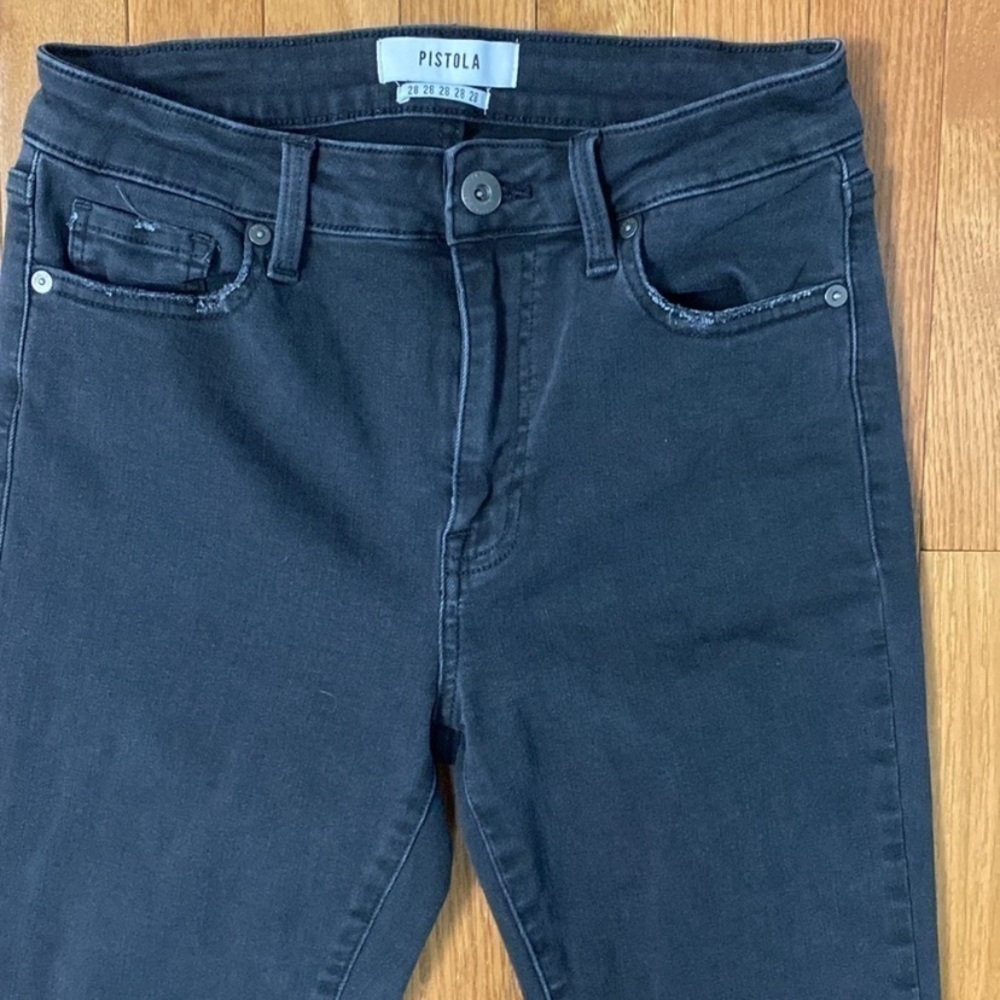 Pistola Black Mid-Rise 10" Skinny Jeans Size 28 Style P6632BEM-MID Revolve - Picture 7 of 8